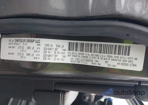 2015 Jeep Cherokee Latitude from USA, damaged, VIN 1C4PJLCS1FW560724